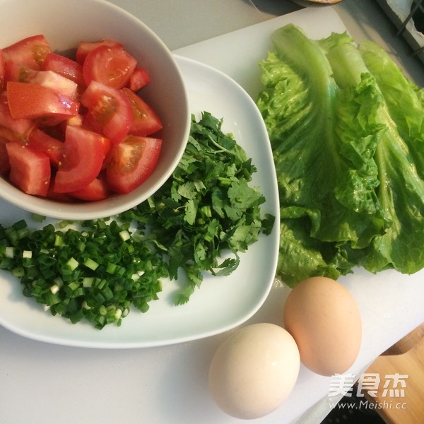 Tomato, Egg, Vegetable Noodle recipe