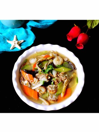 Scallop Seafood Soup recipe