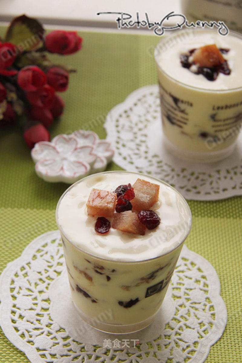 Ice Cream Bread Dessert Cup recipe