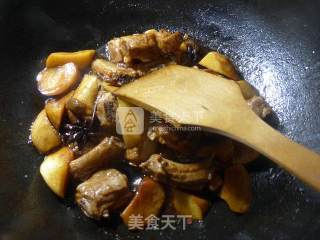 Grilled Ribs with King Pleurotus recipe