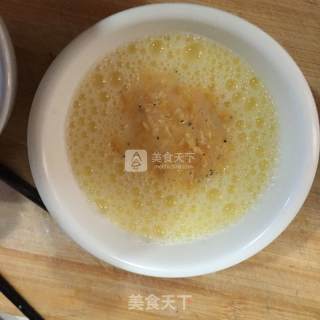 Steamed Egg with Shrimp and Rice recipe