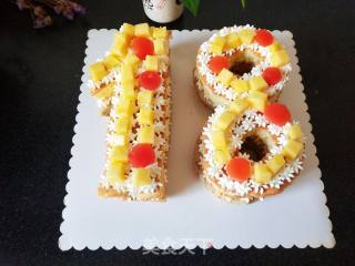 Number Birthday Cake recipe