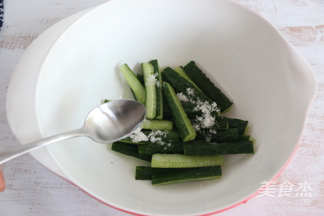 Hot and Sour Cucumber Strips recipe