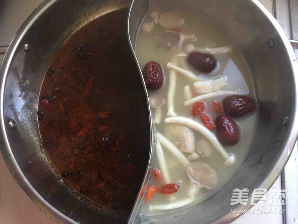 Mandarin Duck Hot Pot recipe