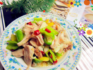 Green Pepper Belly Slices recipe