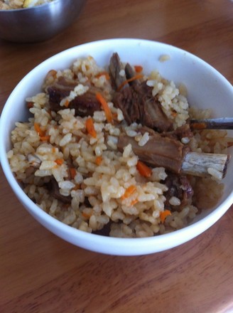 Homemade Lamb Chops Braised Rice recipe