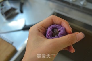 Healthy Dessert【milk Flavored Purple Potato Balls】 recipe