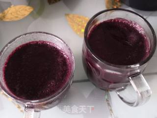 Mulberry Blueberry Honey Pear Drink recipe