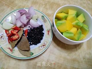 Mango Pan-fried Crispy Steak recipe