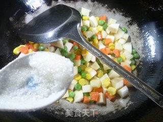 Mixed Vegetables Zizania White Grains recipe