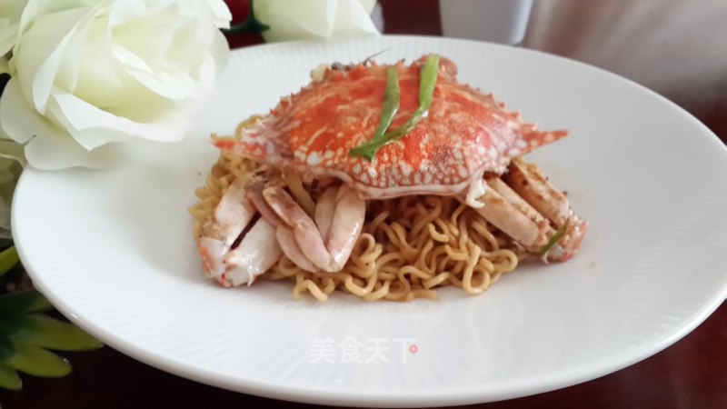 快手懒人饭#crab Noodles recipe