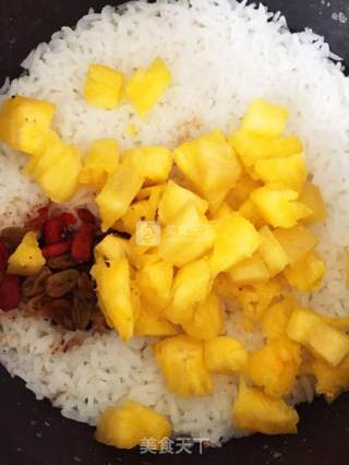Eggplant Stuffed + Pineapple Steamed Rice recipe