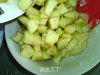 #柏翠大赛#quick Hand Cinnamon Apple Cake recipe