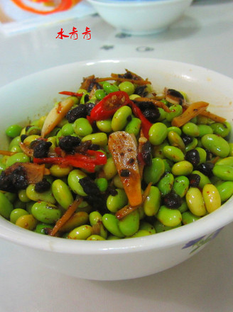 Fresh Soy Beans with Rice Chili Sauce