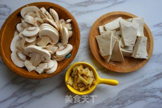 Tofu with Mushroom Oil recipe