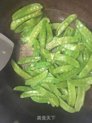 Garlic Snow Peas recipe