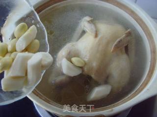 Delicious and Delicious---yam and Gingko Chicken Soup recipe