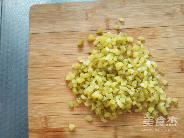 Stir-fried Tofu with Diced Pork and Mustard recipe