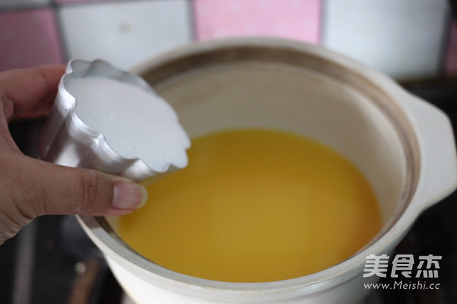 【winter Melon Strips with Orange Juice】 recipe