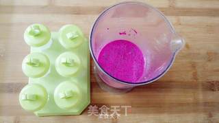 Milk Dragon Fruit Popsicle recipe