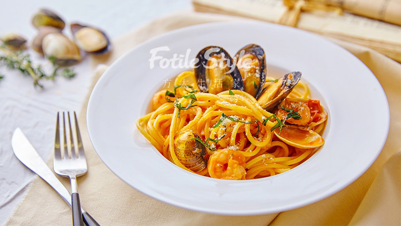 Pasta with Seafood recipe