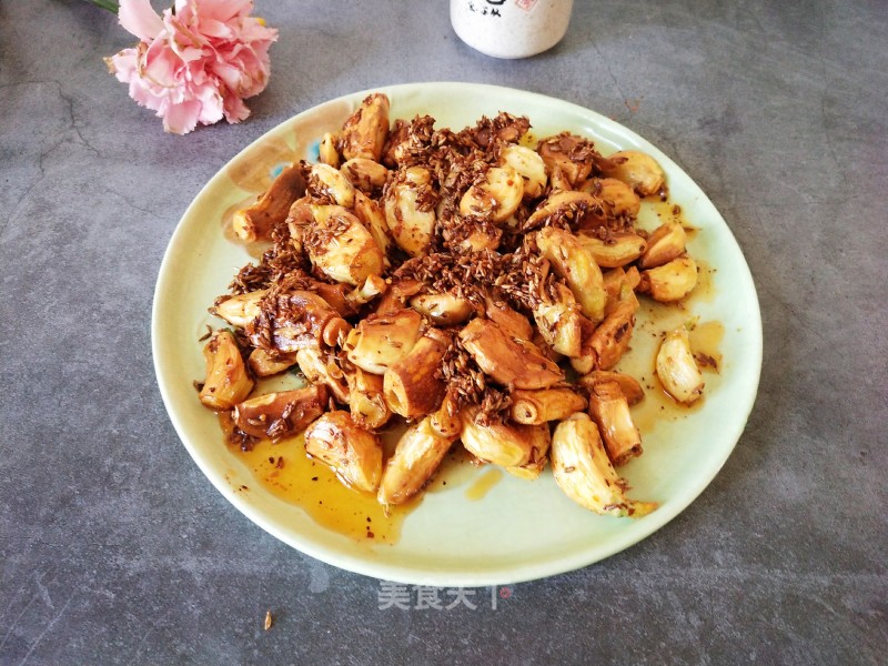 Fried Garlic with Cumin recipe