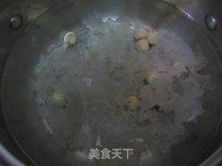 Papaya Tremella and Lotus Seed Soup recipe