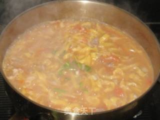 Hand-rolled Noodles with Diced Tomato and Pumpkin recipe