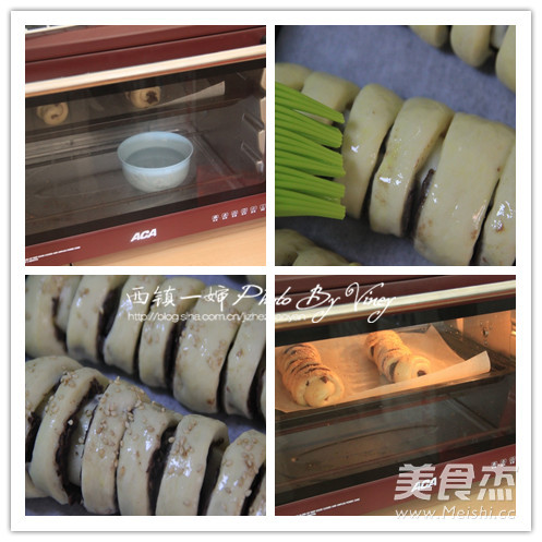 Red Bean Paste Caterpillar Bread recipe