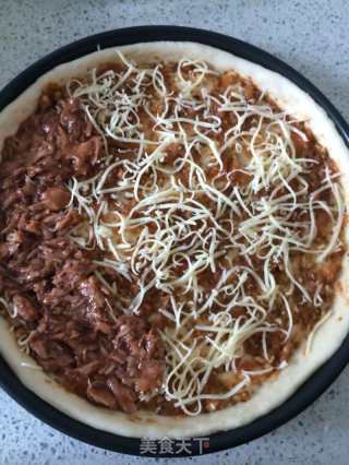 9 Inch Tuna Ham Pizza recipe