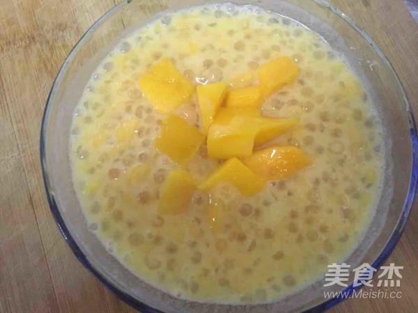 Poplar Twig Nectar (mango Sago Dew) recipe
