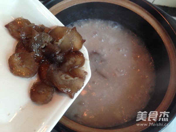 Sea Cucumber and Peanut Congee recipe