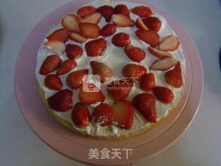 #aca烤明星大赛#strawberry Cake recipe