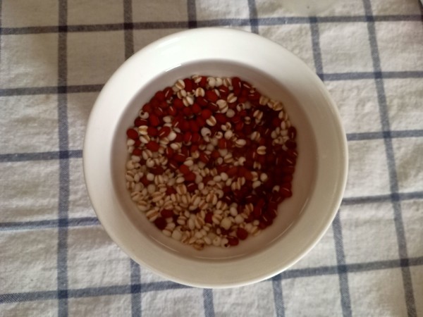 Red Bean Lily Barley Soup recipe