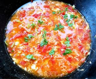 Tomato Egg Flower Tremella Soup recipe