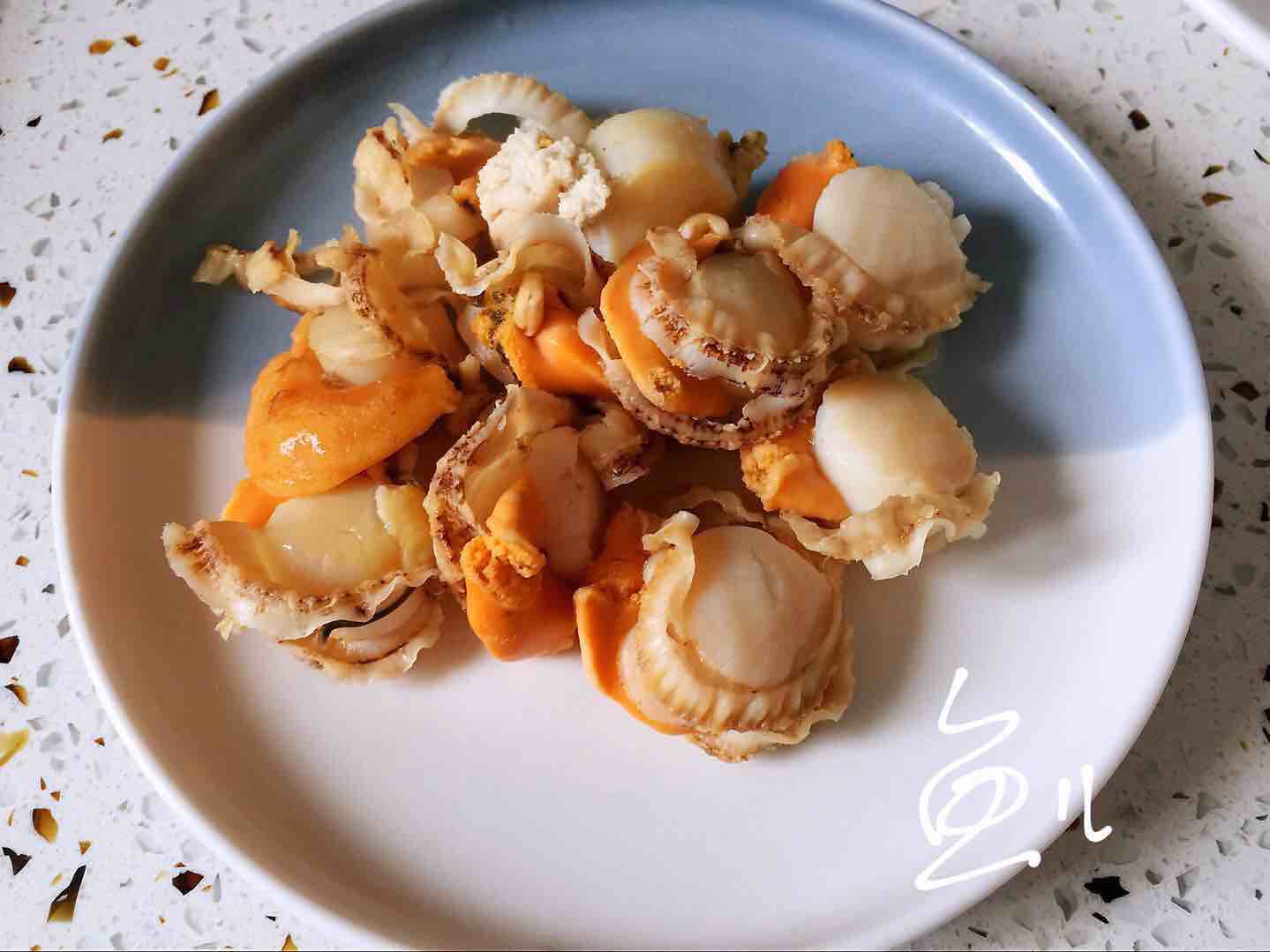 The Scallops Go Great with It, It Tastes Delicious, Finish Eating recipe