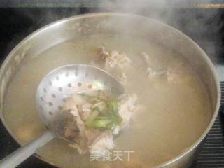 Chicken Soup with Ginkgo and Chinese Cabbage recipe