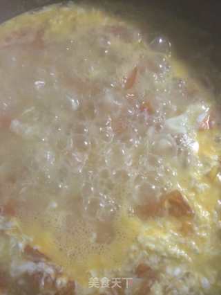 Tomato and Egg Pimple Soup recipe