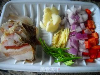 Stewed Potato Noodles with Bacon and Cabbage recipe