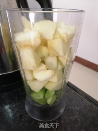 Apple Series 4: Apple Bitter Gourd Juice recipe