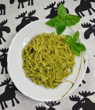 Cocolc's Private Vegetable Recipe-italian Basil Green Sauce Golden Noodles recipe