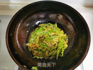 Stir-fried Shredded Eggplant with Hot Peppers recipe