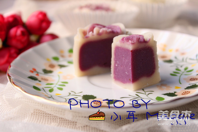 Purple Sweet Potato Filling, Snowy Moon Cake Filling One recipe