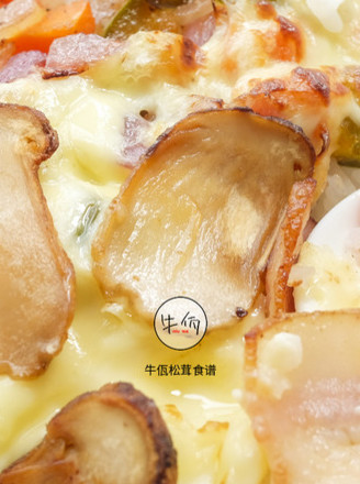 Matsutake and Cheese Baked Rice | Beef Wa Matsutake Recipe recipe