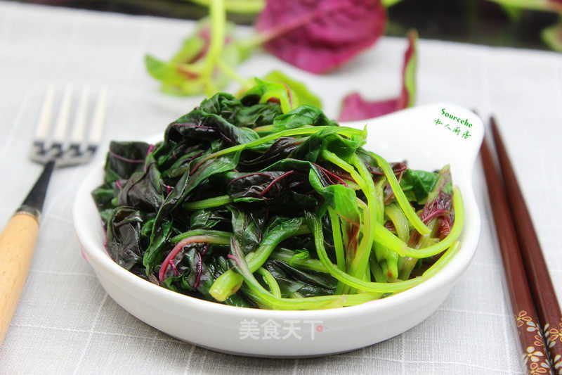 Purple Amaranth Salad recipe