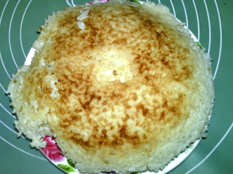 Scallion Rice Omelette recipe