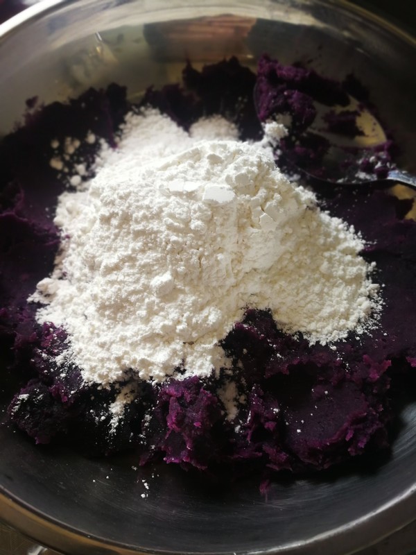 Purple Sweet Potato Glutinous Rice Cake recipe