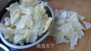 Stir-fried Cabbage with Frozen Tofu recipe