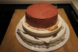 [my Baking Time] Happiness is Like A Flower---birthday Cake for Husband recipe