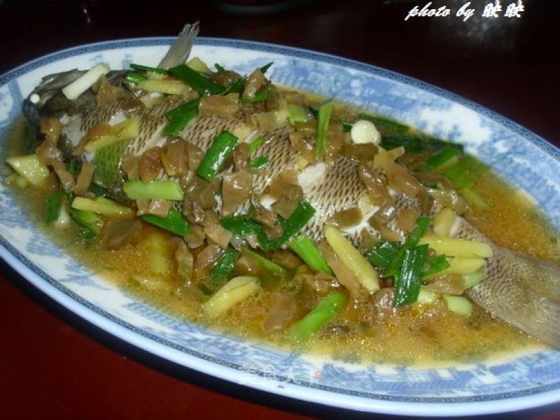 Steamed Sea Bass with Mustard recipe